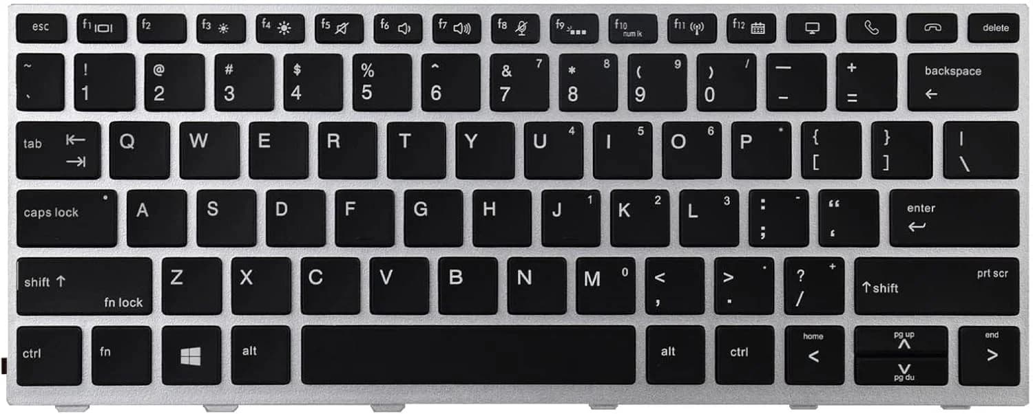 Hp Elitebook 830 g5/730g5 backlit keyboard - 1 Hp Elitebook 830 g5/730g5 backlit keyboard - 1