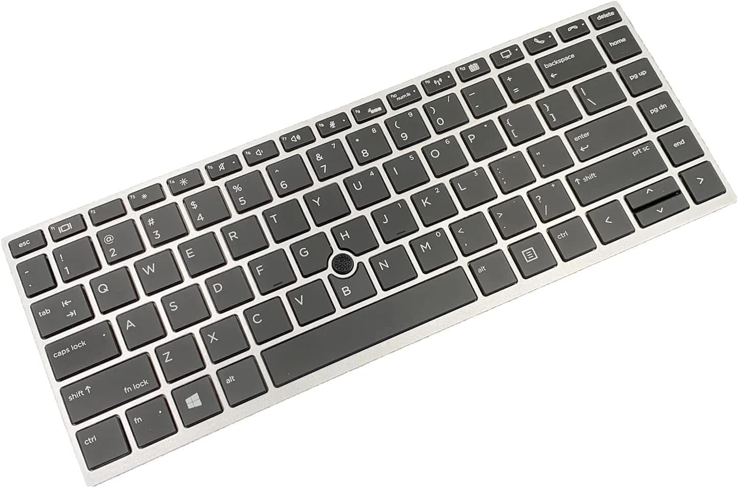 HP EliteBook 840 G5, 846 G5, and 745 G5 with a US layout, silver framekeyboard replacement - 2 HP EliteBook 840 G5, 846 G5, and 745 G5 with a US layout, silver framekeyboard replacement - 2