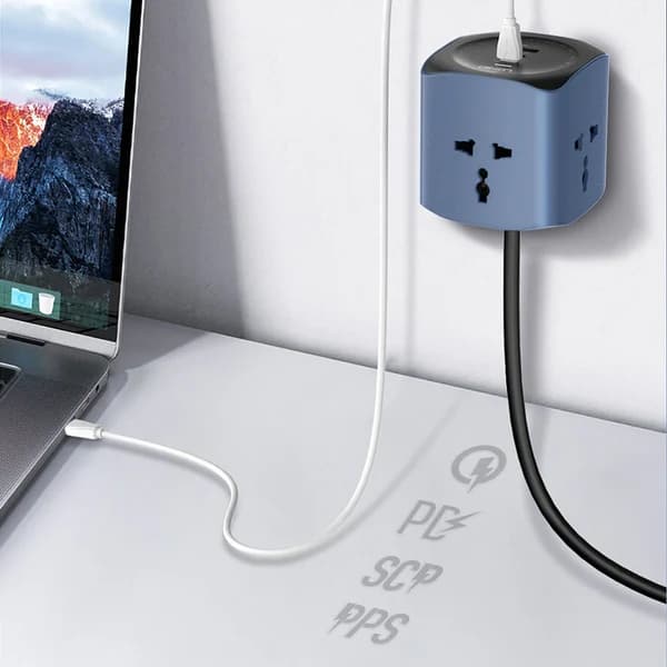 LDNIO SC3319 Universal Outlet 6 In 1 10A 2500W Power Socket Cube - 3 LDNIO SC3319 Universal Outlet 6 In 1 10A 2500W Power Socket Cube - 3