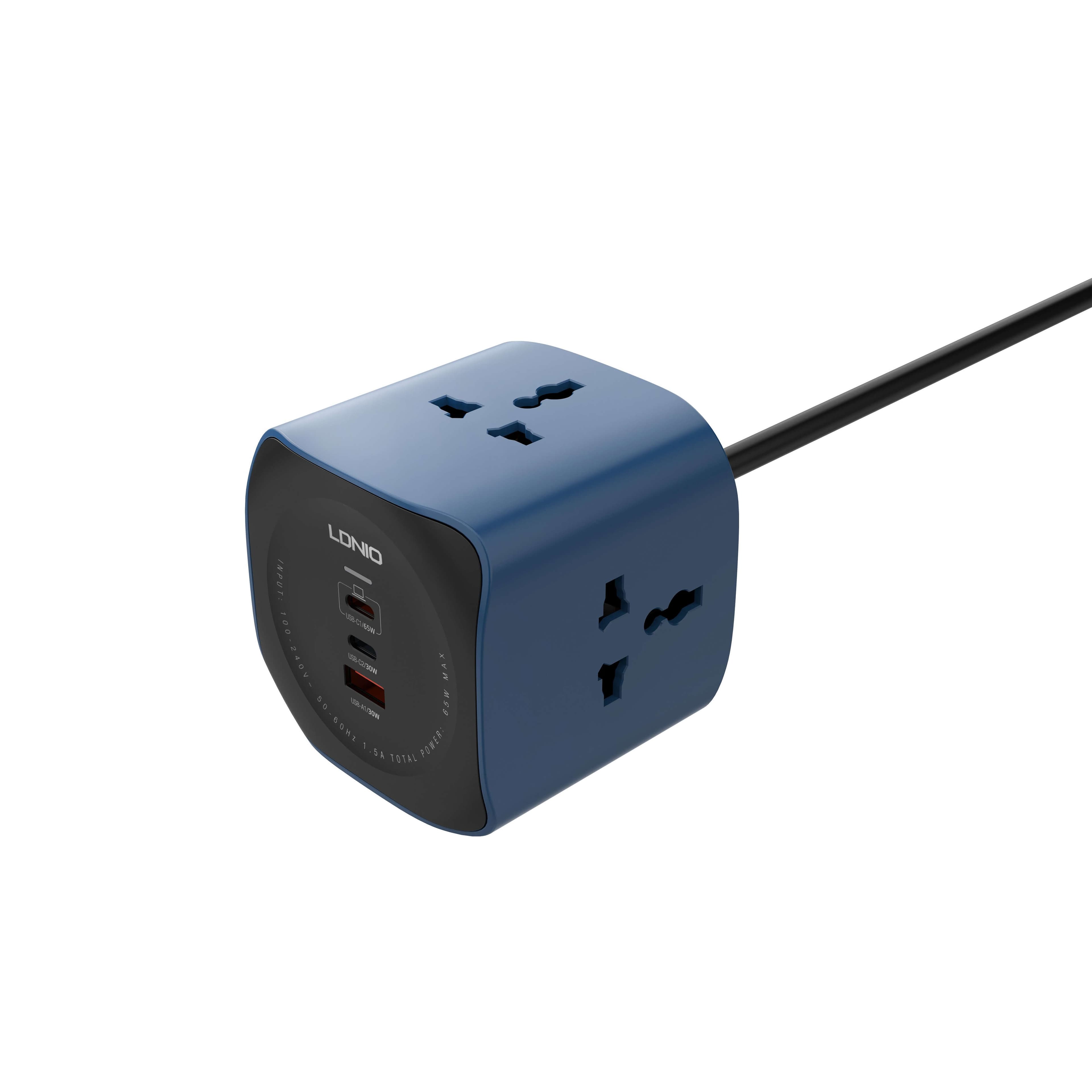 LDNIO SK3370 3-Way Travel-Friendly Cube Power Socket(UK) - 4 LDNIO SK3370 3-Way Travel-Friendly Cube Power Socket(UK) - 4