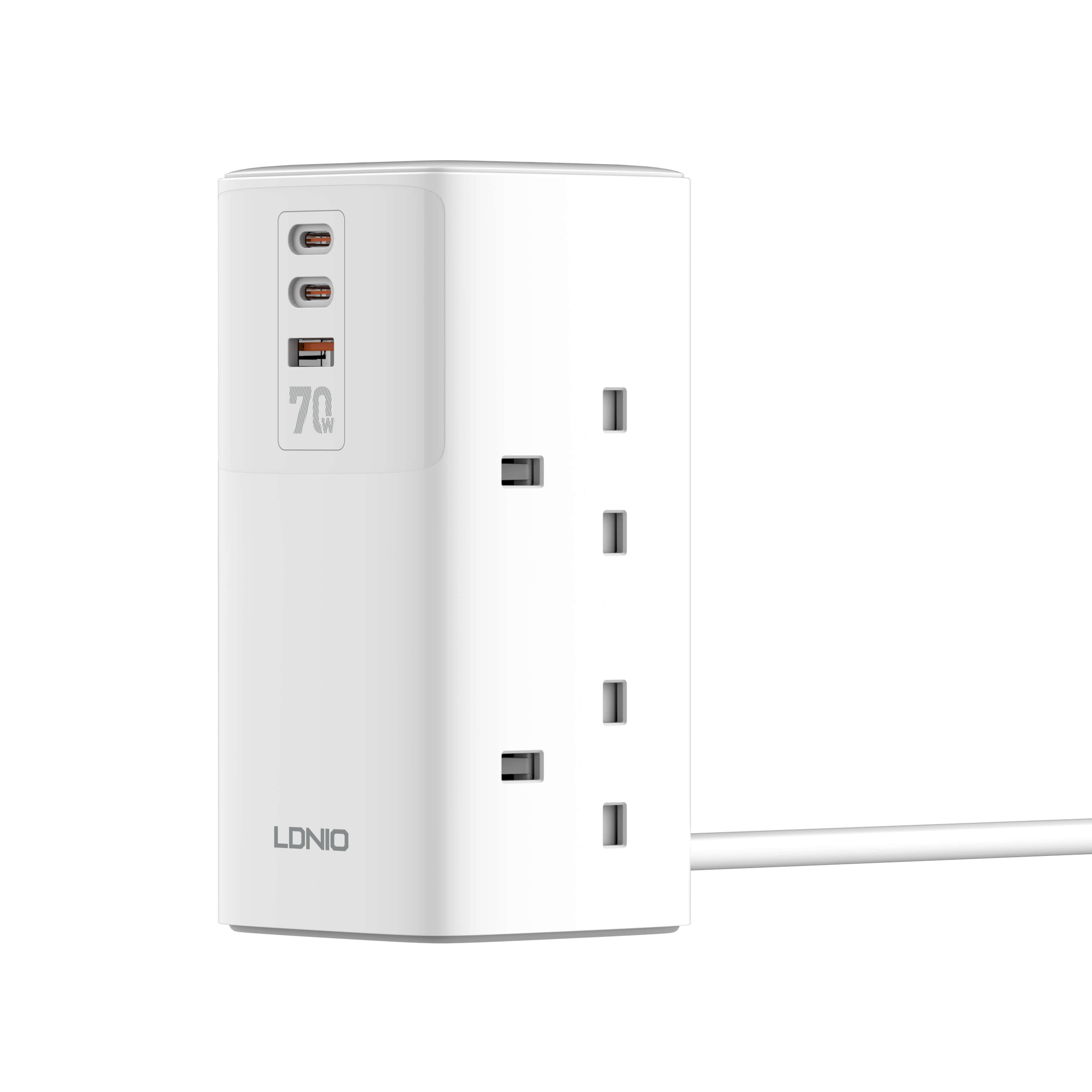 LDNIO SK4396 70W Multifunctional UK Desktop Power Adapter - 3 LDNIO SK4396 70W Multifunctional UK Desktop Power Adapter - 3
