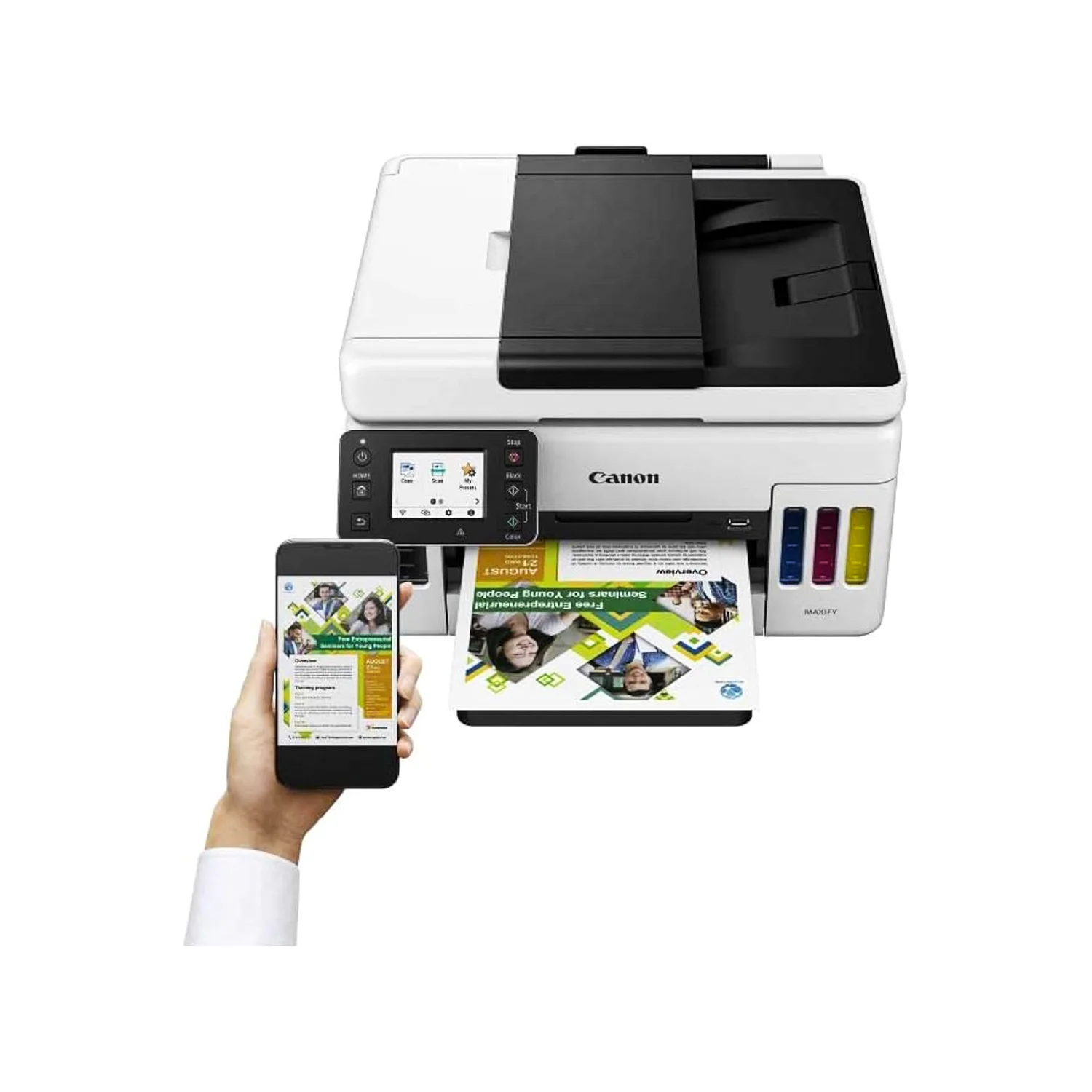 Canon MAXIFY GX6040 MFP Duplex Ink Jet Printer Wi-Fi Ethernet Print Copy Scan and Cloud A4 - 3 Canon MAXIFY GX6040 MFP Duplex Ink Jet Printer Wi-Fi Ethernet Print Copy Scan and Cloud A4 - 3